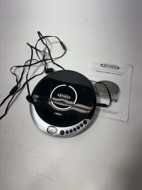 Jensen CD-60C Portable CD Player Discman Tested Working w Headphones Not Sony